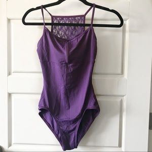 Purple Lace Leotard Medium